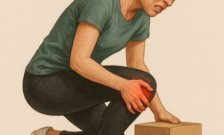 Sente dor no joelho ao agachar Isso não é normal!